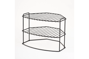 ORGANIZADOR PARA LOUÇAS PREMIUM BLACK 32CM X23,5 X23CM REF-1436BL