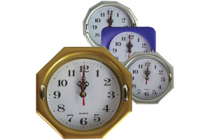 RELOGIO DE PAREDE EM PLASTICO CLASSICO 16CM REF-CK046