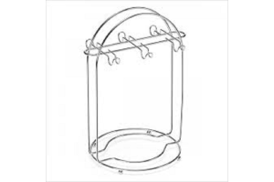 SUPORTE XICARA DE CAFE CROMADO REF-245 NIQUELART