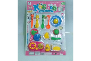 KIT COZINHA DE PLASTICO 58CM 17PÇS REF-FF1623