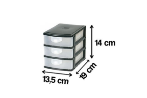 GAVETEIRO C/3 GAVETAS REF-346