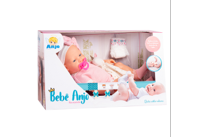 BONECA BEBE ANJO COLLECTION NANINHA REF-2228