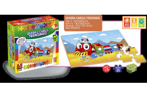 QUEBRA CABEÇA TRENZINHO 35 PEÇAS REF-197