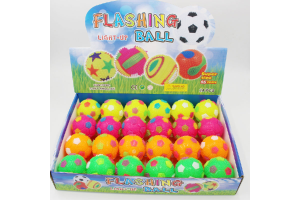 BOLA BRINQUEDO COM LED 6.5CM REF-901-1139