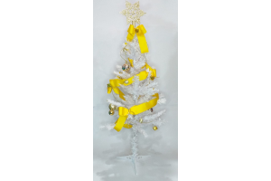 ARVORE SELENITA BRANCA MONTADA REF-1779301