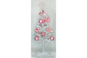 ARVORE MONTADA ROSA CLARO REF-1779601