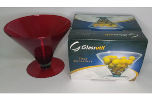 TAÇA DEC VERSAILLES BRUX VERMELHA REF-BX17