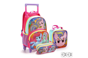 KIT ESCOLAR SWEET PONEY PINK - SEANITE - PERSONAGEM