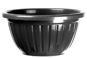 VASO REDONDO PRETO Nº32 7 LITROS SEM ALCA REF-917