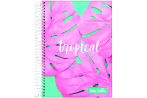 CADERNO TROPICAL 80 FOLAS 200MMX275MM REF-804619