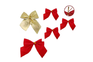 LAÇO 10 CM 2 PÇS REF-MY10178 NATAL MYPA