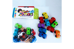 MINI FUSCA COLORIDO C/10 REF-0141 REF-10141