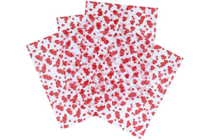 SACO P/ PRESENTE TRANSP CORAÇOES 35CMX53CM 50PÇS COD.5093-958