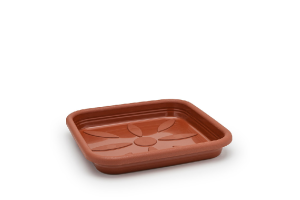  PRATO QUADRADO N 3 TERRA COTA REF-0201