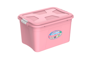 CAIXA ORGANIZADORA MULTIUSO ROSA  12 LTS REF-0569