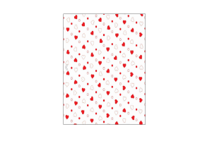 SACO PRESENTE CORAÇOES 25CMX35CM COD.5084-958 UNIDADE 0,50